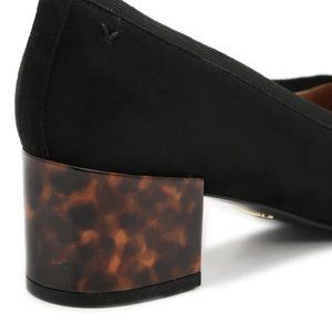 Vionic Women's Natalie Tortoise Pumps in Black Suede Size 11 - New - $139